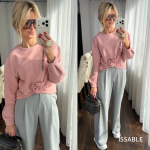Bluza ROSE puder róż