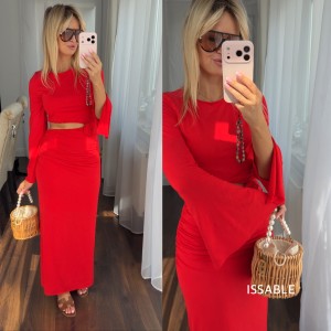 Czerwona sukienka REVA