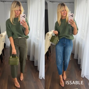 Sweter KID MOHER khaki