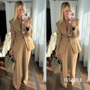 Garnitur ELEGANCE karmelowy